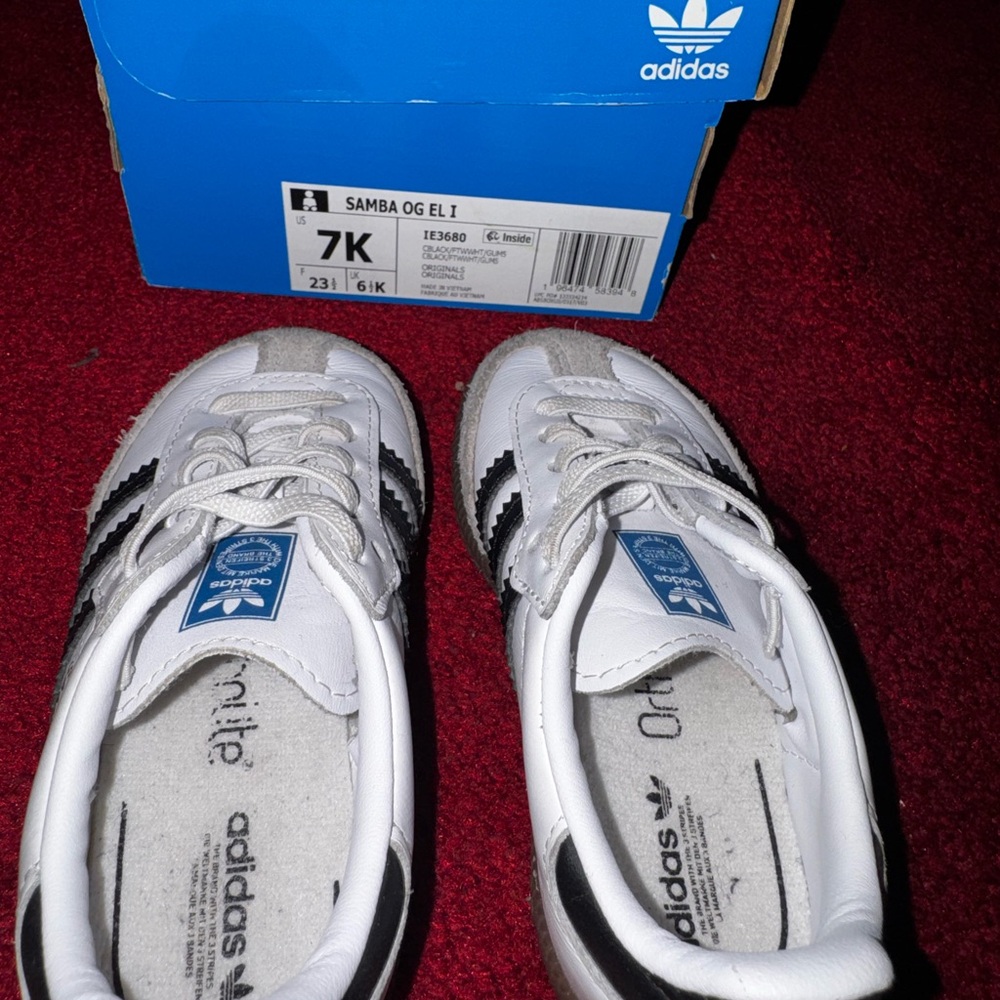 Adidas Samba OG Kids White Sneakers